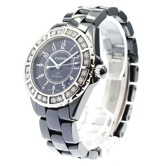 CHANEL J12 H1174 Diamond Bezel black Dial Automatic Men's Watch_886939 - Picture 1 of 6